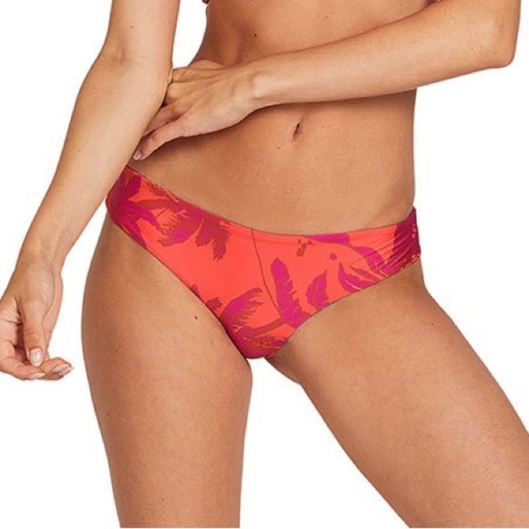 ☀️HURLEY☀️ VOLCOM ☀️MAX SCOOP BIKINI TOP PALM FUN DAY cheeky bikini set - Picture 12 of 16